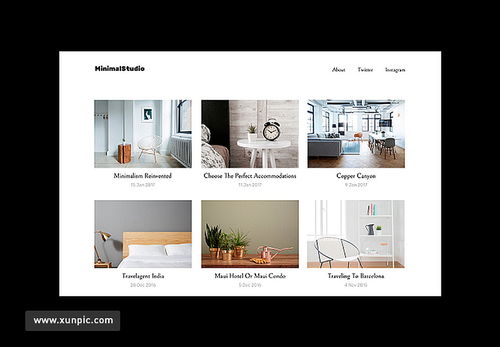 時尚現(xiàn)代家居裝飾室內(nèi)設(shè)計工作室專業(yè)網(wǎng)頁模板套件